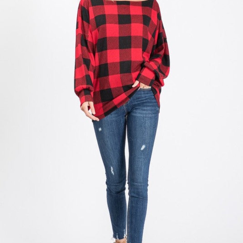 Checker Plaid Wide Next Top